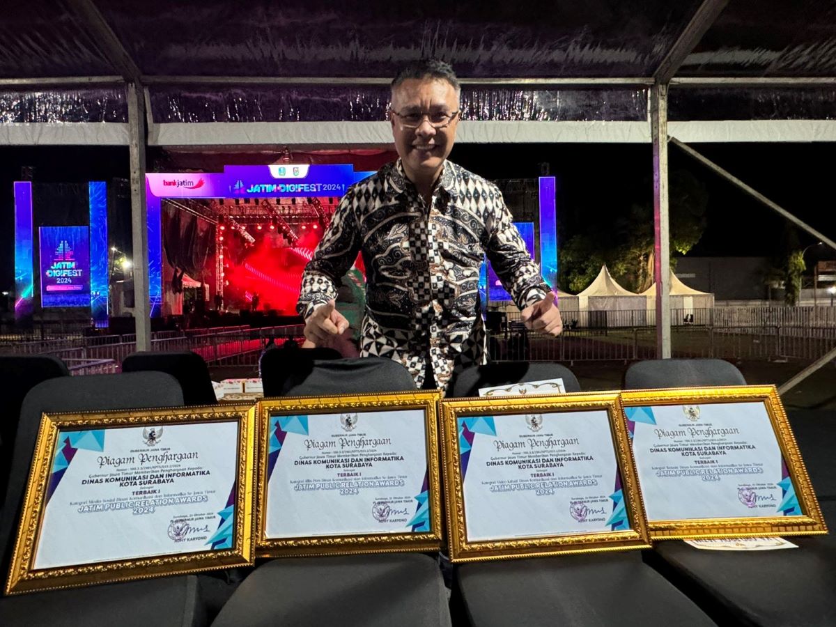 Oktober Kemarin, Pemkot Surabaya Raih 4 Penghargaan Terbaik Pertama di JPRA 2024