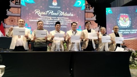 Rekapitulasi Pilkada Jatim 2024 Selesai, Khofifah-Emil Unggul Dengan Raihan Suara 12.192.165