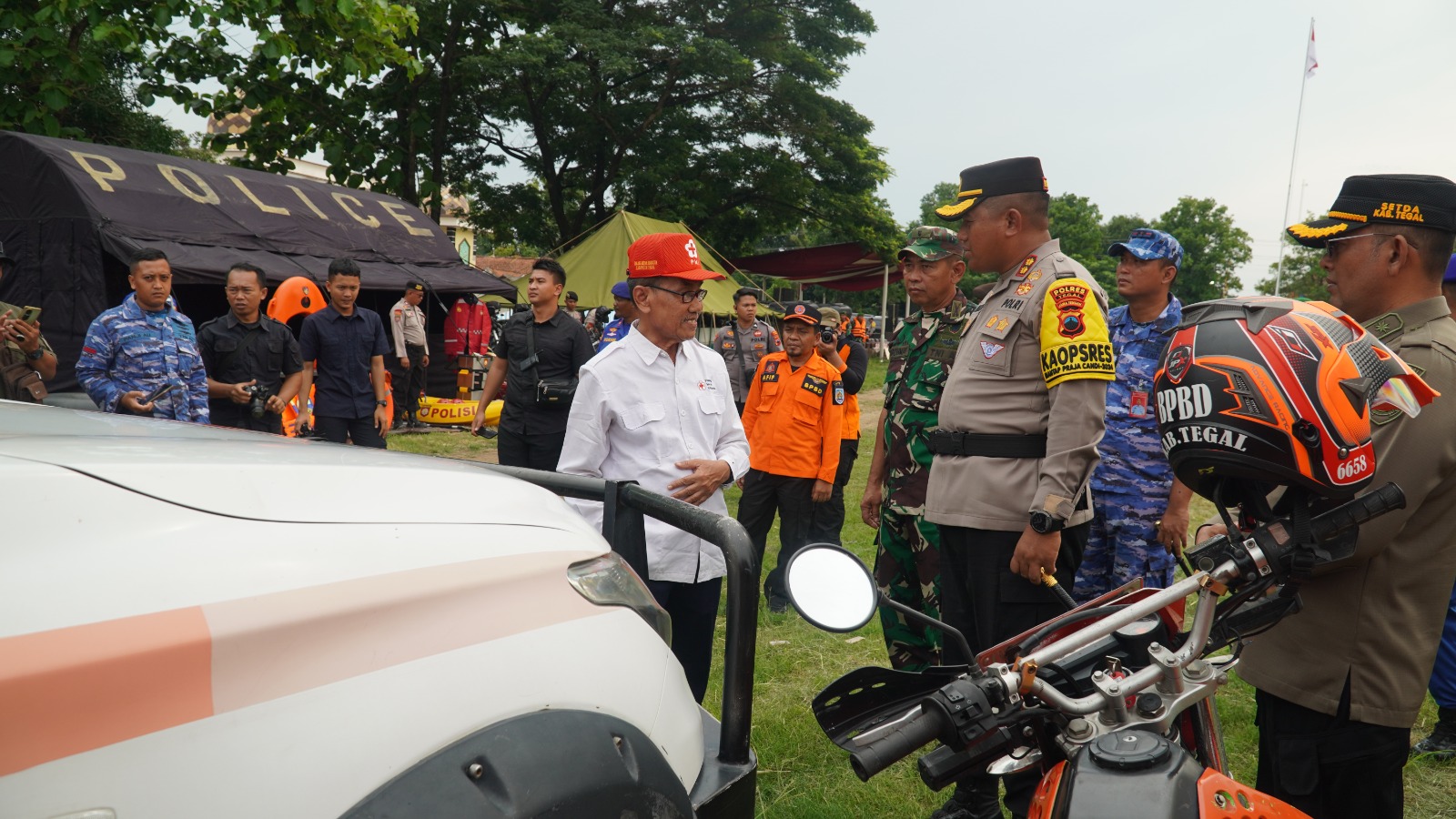 Kapolres Tegal: Sinergitas Berbagai Intansi Merupakan Wujud Menhadapi Pontensi Bencana Alam