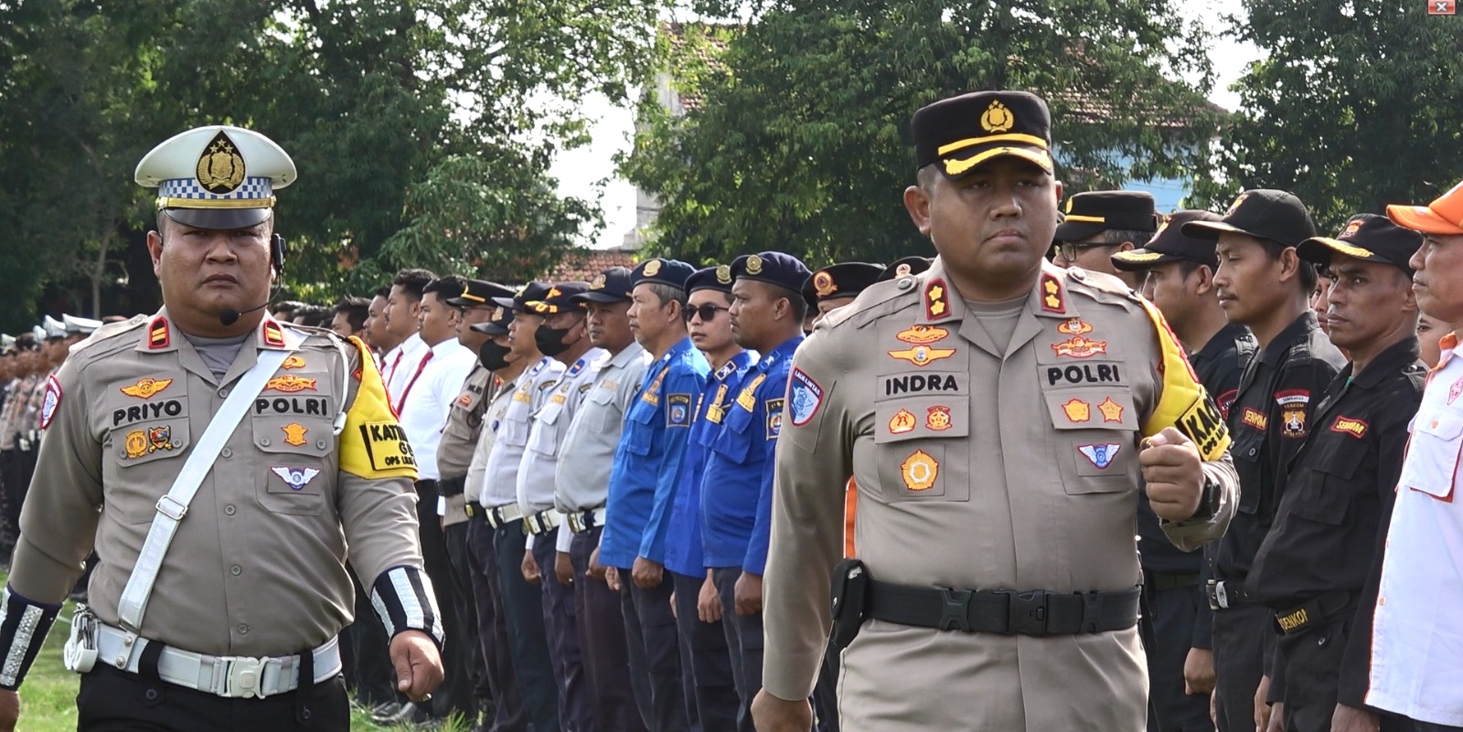 500 Personel Gabungan Dukung Operasi Lilin Candi 2024 di Kabupaten Tegal