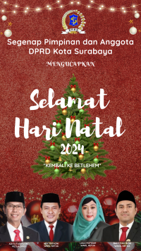 Ucapan Natal DPRD Surabaya