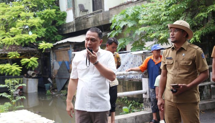 Gunung Anyar Terdampak Banjir, Pemkot Surabaya Berharap Dinas PU Jatim Lakukan Normalisasi Saluran Perbatasan