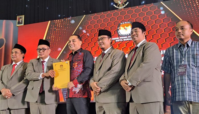 Eri Cahyadi Ditetapkan Sebagai Wali Kota Terpilih Hasil Pilkada Surabaya 2024