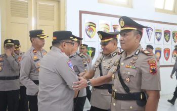  Sertijab Jabatan Sejumlah Pejabat Utama Polres Tegal Kota. Foto: Teguh