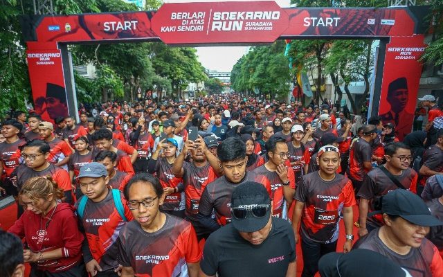 Soekarno Run Usung Tema Berlari dikaki Sendiri, Jadi Spirit Bangun Surabaya