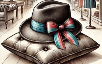 fashion fedora hat illustration