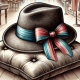 fashion fedora hat illustration