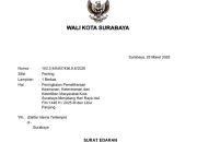 Ini SE Peningkatan Keamanan yang dikeluarkan Pemkot Surabaya Jelang Idul Fitri