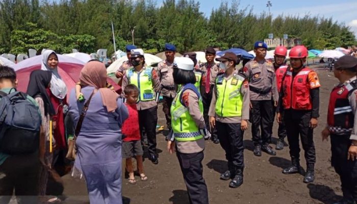 Polres Tegal Kota Gelar Pengamanan Tempat Wisata Saat Libur Lebaran