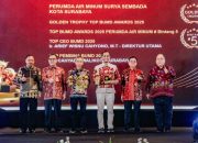 PAM Surya Sembada Kota Surabaya Raih Golden Trophy TOP BUMD Awards 2025