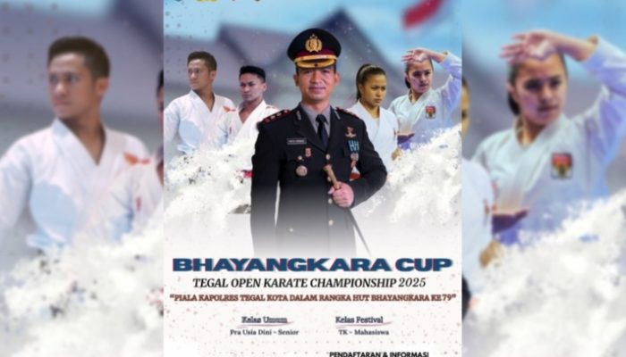 Kejuaraan Karate Terbuka Piala Kapolres Tegal Kota Segera Digelar