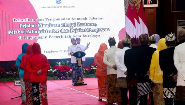 223 Pejabat Pemkot Surabaya Dirotasi, Wali Kota Eri: Berdasarkan Prinsip Sistem Merit