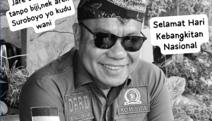 “Wani Gak Korupsi, Wani Bangkit!” Cak YeBe Gaungkan Semangat Harkitnas Lewat Parikan Suroboyoan