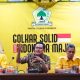 Ketua DPD Golkar Surabaya saat menggelar rapat pleno untuk lomba inovasi produk oleh-oleh kas surabaya, Rabu (30/04/2025)