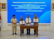 Pemkot Surabaya Teken MoU Trilateral Data Statistik Pembangunan