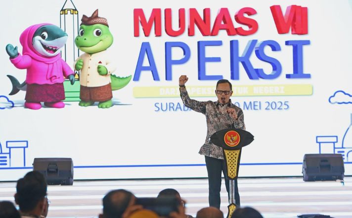Wamendagri Pembukaan Munas APEKSI