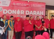 Teguhkan Semangat Kemanusian di Bulan Bung Karno, DPC PDIP Surabaya Gelar Donor Darah