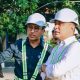 Direktur Utama Perumda Air Minum Surya Sembada, Arief Wisnu Cahyono menjelaskan progres pengerjaan infrastruktur kepada Wali Kota Surabaya Eri Cahyadi beberapa waktu lalu