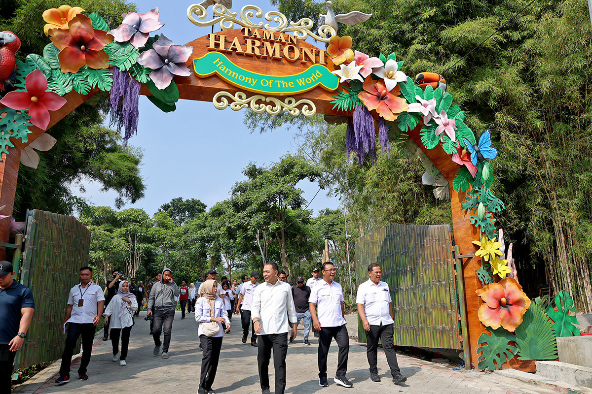 Wali Kota Eri Cahyadi Launching Wajah Baru Taman Harmoni Keputih Awal Agustus