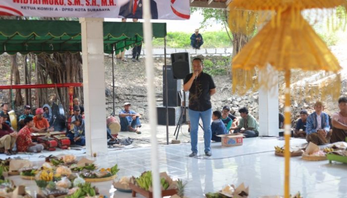 Hadiri Sedekah Bumi Desa Watu Lawang, Ketua Komisi A Tekankan Kampung Pancasila dan Ingatkan Pemkot Soal Akses Anggaran
