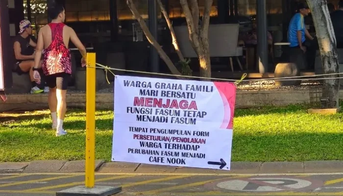 Warga Graha Famili Sanggah Klaim Pengembang Soal Persetujuan Pemilik Lahan