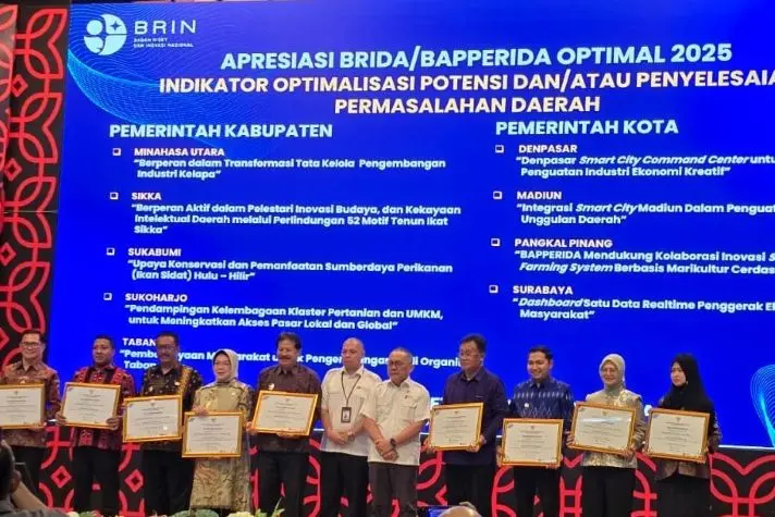 Surabaya Raih Penghargaan dari BRIN