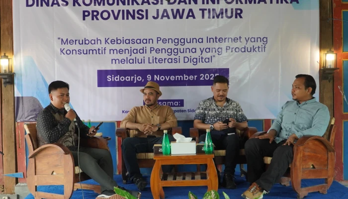 Cerdig Diskominfo Jatim Latih 100 Karang Taruna Sidoarjo