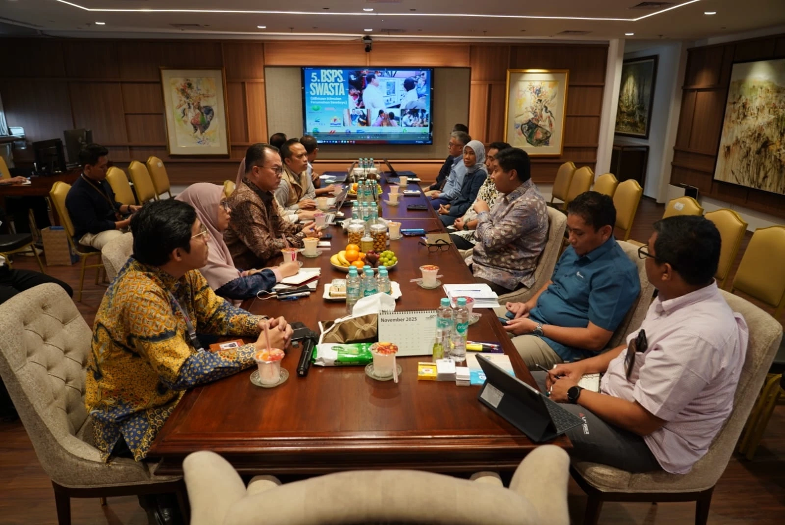 Pertemuan kementrian PKP dan Brin