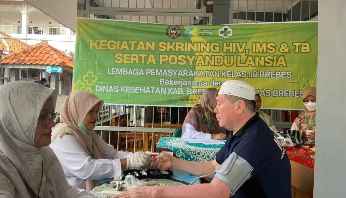 Lapas Brebes Gencarkan Deteksi Dini HIV/AIDS dan Layanan Kesehatan Lansia bagi WBP