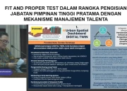 Seleksi JPT Surabaya: Iman Kristian Tawarkan Dashboard Kota dan Tata Ruang Berbasis Digital Twin