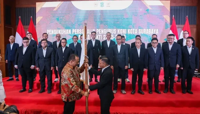 Tekad Kuat KONI Surabaya,Targetkan 250 Emas Porprov 2027 Usai Pengukuhan Pengurus Baru