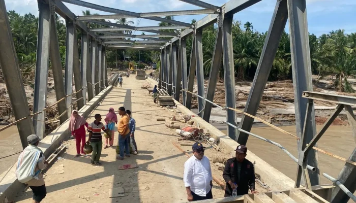 PUPR Aceh Pacu Percepatan Jembatan Bailey dan Akses Darurat Pasca Bencana
