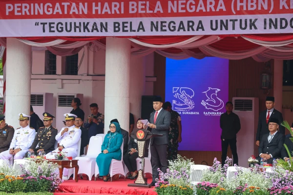 Bacakan Amanat Presiden Prabowo, Eri Cahyadi Tekankan Solidaritas dan Persatuan Bangsa