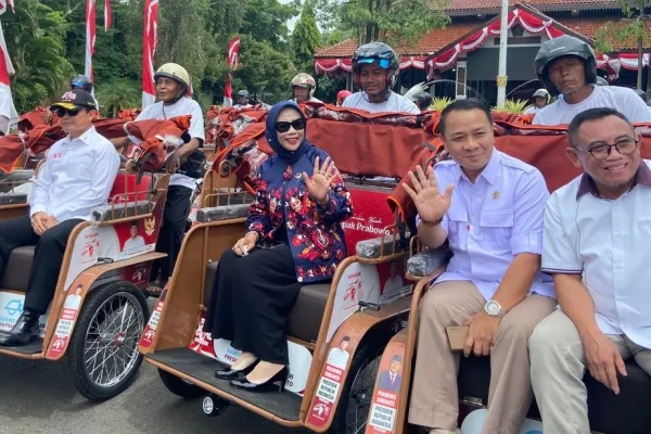 Yayasan GSN Targetkan Distribusi 70.000 Becak Listrik Pindad Hingga 2027
