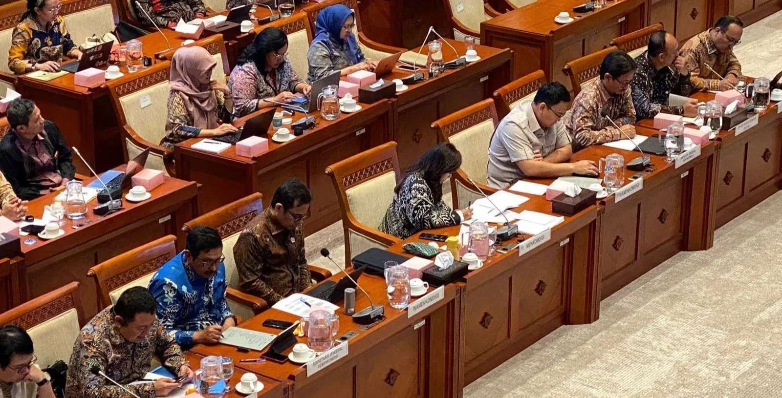 Dalam Rapat Kerja bersama Komisi I DPR RI di Senay