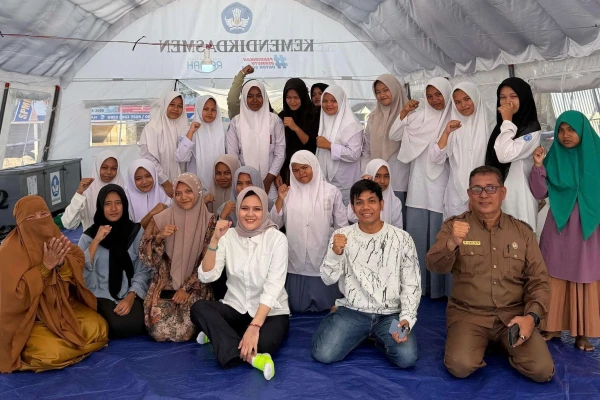 Pulihkan Trauma Korban Banjir Aceh Tamiang, PERBASI Bangun Fasilitas Basket untuk Keceriaan