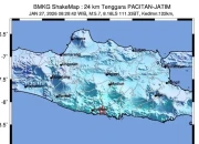 Gempa Magnitudo 5,7 Guncang Pacitan, BMKG: Tidak Berpotensi Tsunami