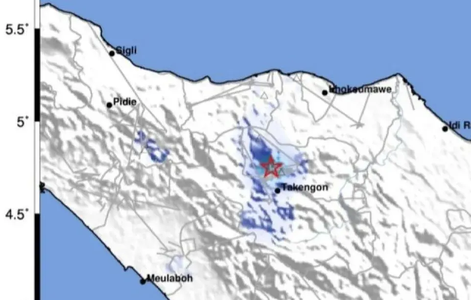 Gempa dangkal