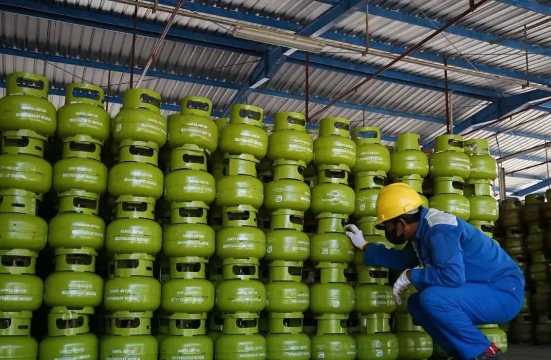 Ilustrasi pengecekan LPG