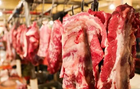 Ilustrasi penjualan daging di pasar