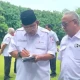 Imam Utomo dan pengurus PMI Jatim,Ketua PMI Gresik