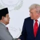 Prabowo Subianto dengan Presiden Trump