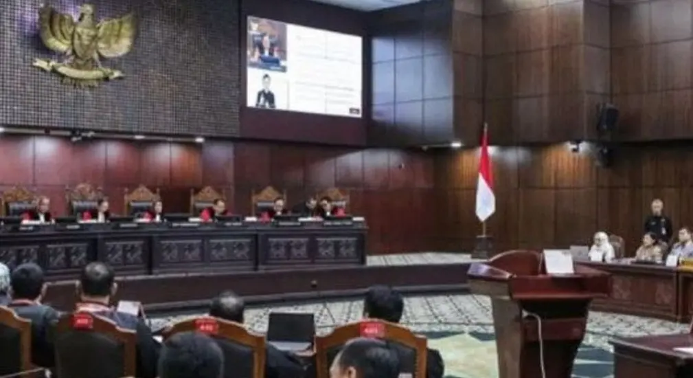 Suasana sidang di MK
