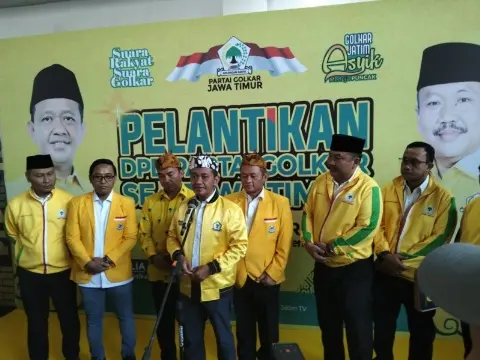 Bahlil Tegaskan Pelantikan Serentak DPD Golkar Jatim Jadi Sejarah Baru Nasional