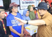 Gubernur Jawa Tengah Tinjau Posko Tanggap Darurat Desa Padasari