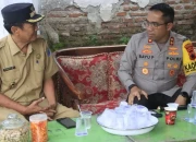 Kapolres Tegal Kunjungi Lokasi Tanah Longsor di Desa Kajen, Kecamatan Lebaksiu