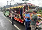 Satlantas Polres Tegal Laksanakan Himbauan dan Penindakan Terhadap Pengemudi Odong-odong di Jalan Gajah Mada Slawi