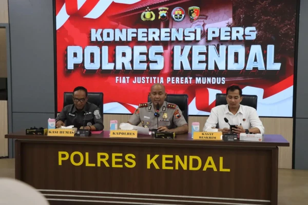 Polres Kendal Tetapkan Tersangka Utama Peracik Bahan Peledak Ilegal