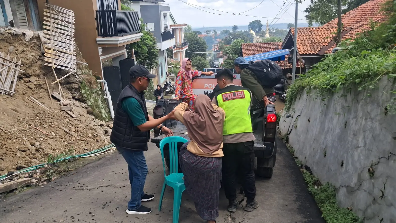Polres Tegal Fokus Evakuasi dan Pengamanan Warga