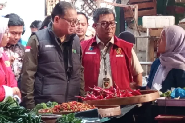 Satgas Pangan Polda Jatim Sidak Pasar Pucang Anom Pastikan Stabilitas Harga Jelang Ramadhan